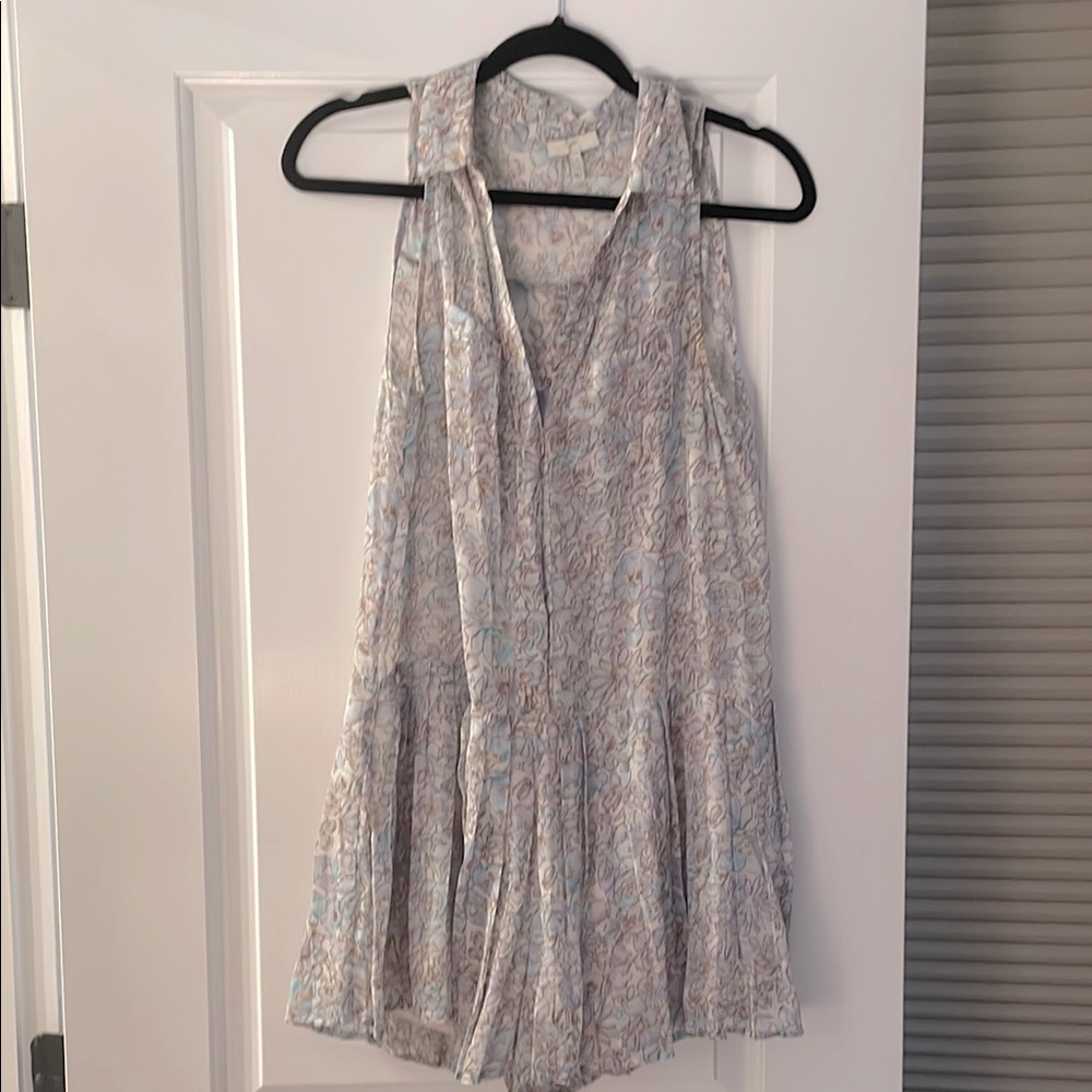 Floral Sleeveless Women's Top